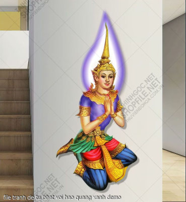 file tranh de tu phat voi hao quang xanh