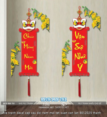 file tranh decal cap cau doi nam moi tet xuan con lan 8012025 thanh