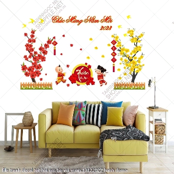 file tranh decal tet hai em be vui xuan 13122022 hanh t1