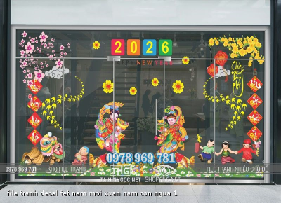 file tranh decal tet nam moi xuan nam con ngua 1