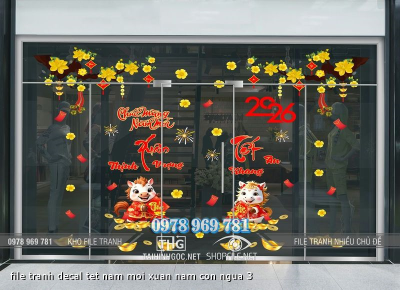 file tranh decal tet nam moi xuan nam con ngua 3