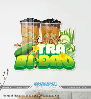 file tranh decal tra bi dao sticker 15012025 dao