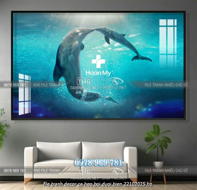 file tranh decor ca heo boi duoi bien 22102025 ho