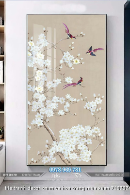file tranh decor chim va hoa trang mua xuan 7102024 dat