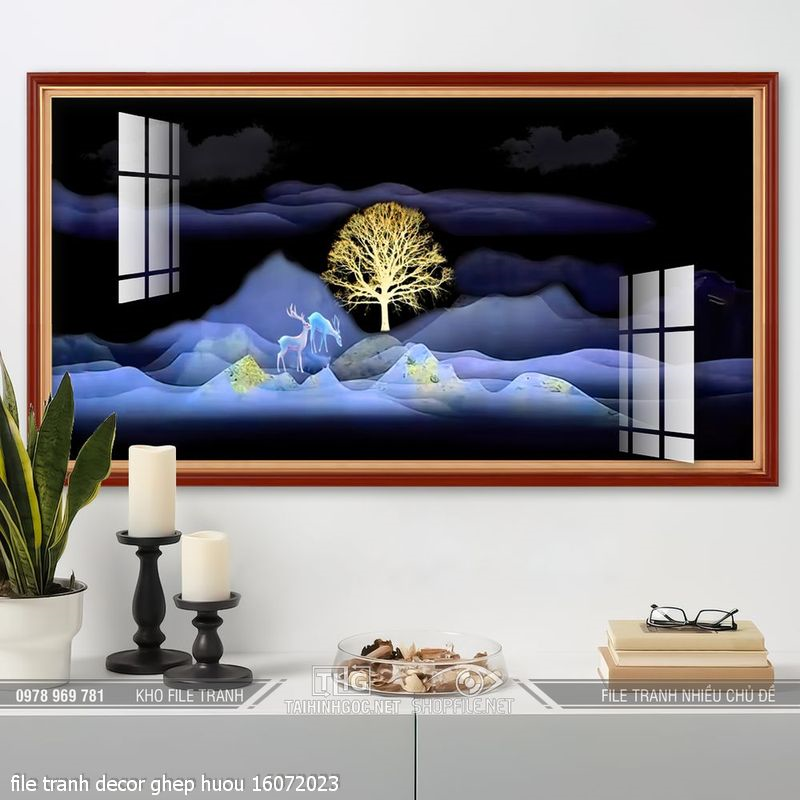 file tranh decor ghep huou 16072023
