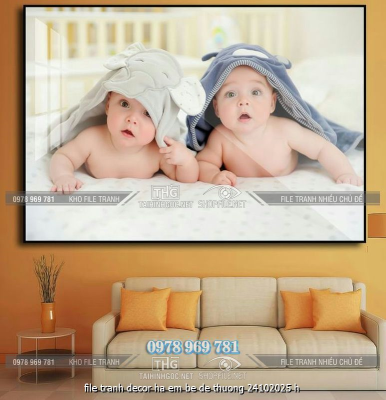 file tranh decor ha em be de thuong 24102025 h
