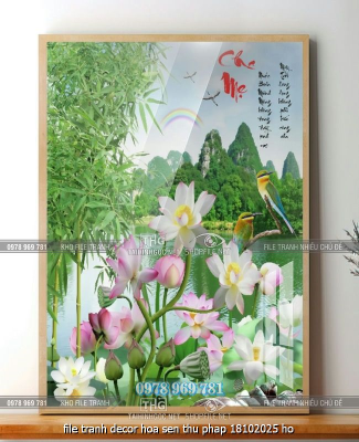 file tranh decor hoa sen thu phap 18102025 ho