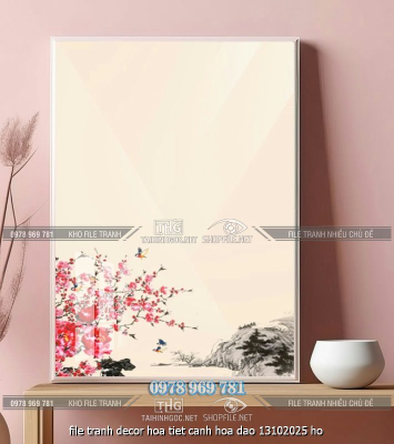 file tranh decor hoa tiet canh hoa dao 13102025 ho