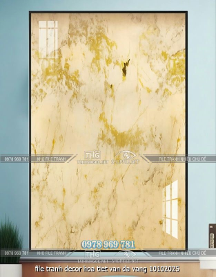 file tranh decor hoa tiet van da vang 10102025