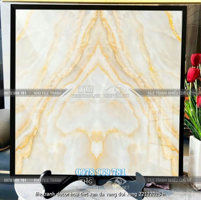 file tranh decor hoa tiet van da vang doi xung 22122025 h