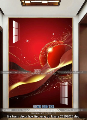 file tranh decor hoa tiet vang do luxury 28102025 dao