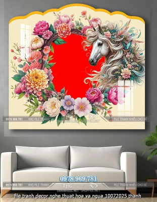 file tranh decor nghe thuat hoa va ngua 10072025 thanh