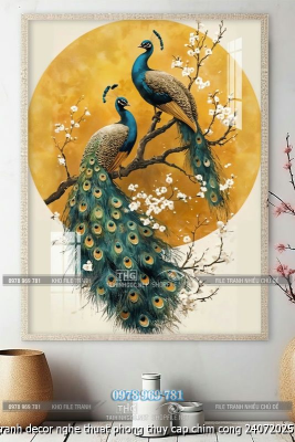 file tranh decor nghe thuat phong thuy cap chim cong 24072025 phu
