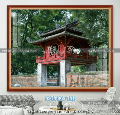 file tranh decor phong canh van mieu 2972025 ho