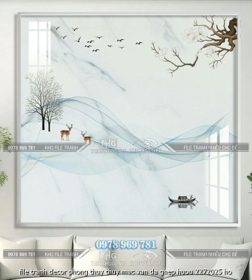 file tranh decor phong thuy thuy mac van da ghep huou 2272025 ho