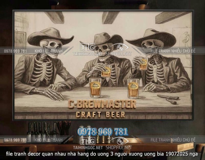 file tranh decor quan nhau nha hang do uong 3 nguoi xuong uong bia 19072025 nga