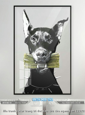 file tranh decor trang tri doc dao chu cho ngam tien 1292024 dat