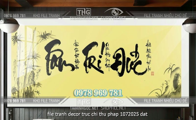 file tranh decor truc chi thu phap 1072025 dat