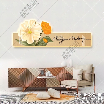 file tranh den dien led neon hoa va chu 1332023 dao