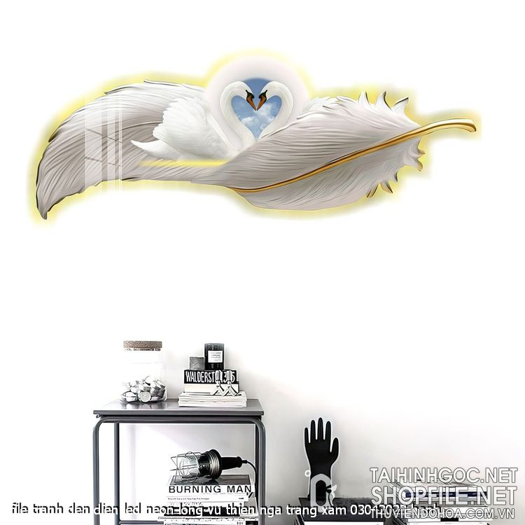 file tranh den dien led neon long vu thien nga trang xam 03042023 hanh
