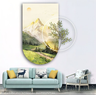 file tranh den dien led neon nui dep 18052023 vvv