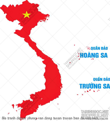file tranh dercor phong van dong tuyen truyen ban do viet nam
