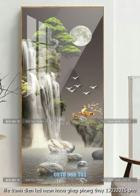 file tranh dien led neon huou ghep phong thuy 13032025 phu