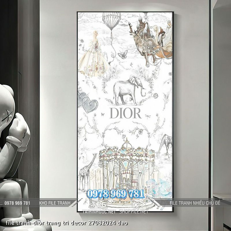 file tranh dior trang tri decor 27082024 dao