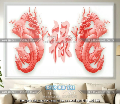 file tranh doi rong do trang tri be ca decal dan kinh 12d 043