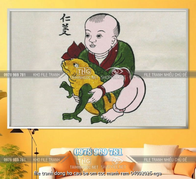 file tranh dong ho cau be om coc manh rem 04092025 nga