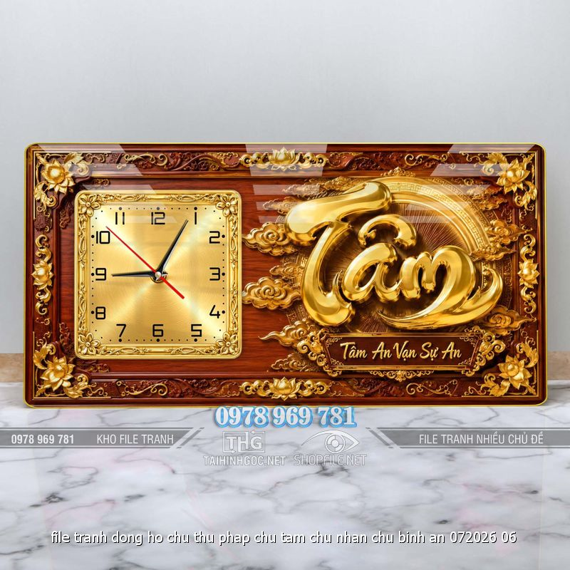file tranh dong ho chu thu phap chu tam chu nhan chu binh an 072026 06
