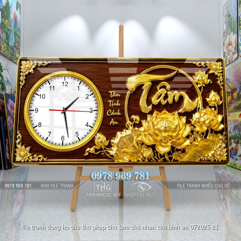 file tranh dong ho chu thu phap chu tam chu nhan chu binh an 072026 21