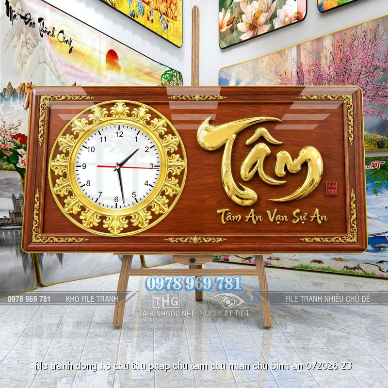 file tranh dong ho chu thu phap chu tam chu nhan chu binh an 072026 23