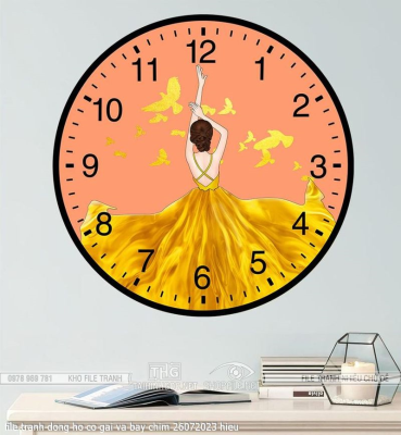 file tranh dong ho co gai va bay chim 26072023 hieu