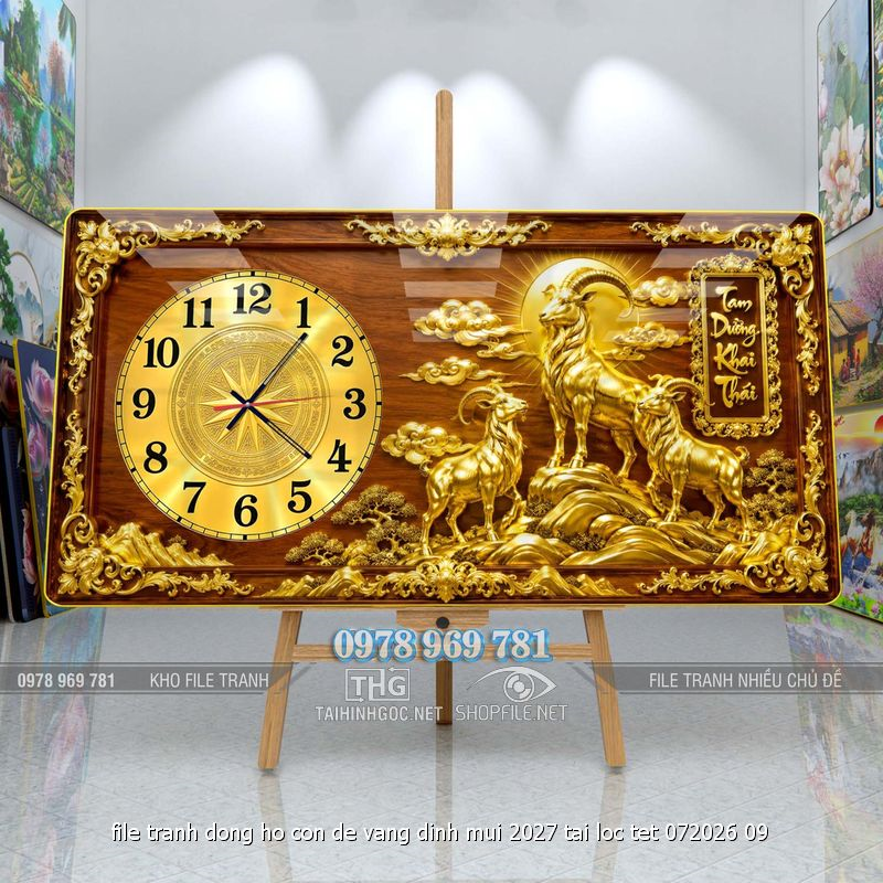 file tranh dong ho con de vang dinh mui 2027 tai loc tet 072026 09