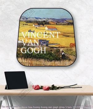 file tranh dong ho decor hoa huong duong van gogh ghep 5 tam 13122022 dao t2