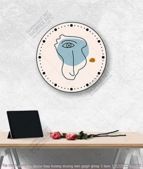 file tranh dong ho decor hoa huong duong van gogh ghep 5 tam 13122022 dao t5