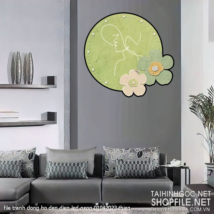 file tranh dong ho den dien led neon 01042023 thien
