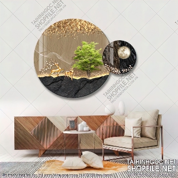 file tranh dong ho den led neon huou mat trang 21032023 dao