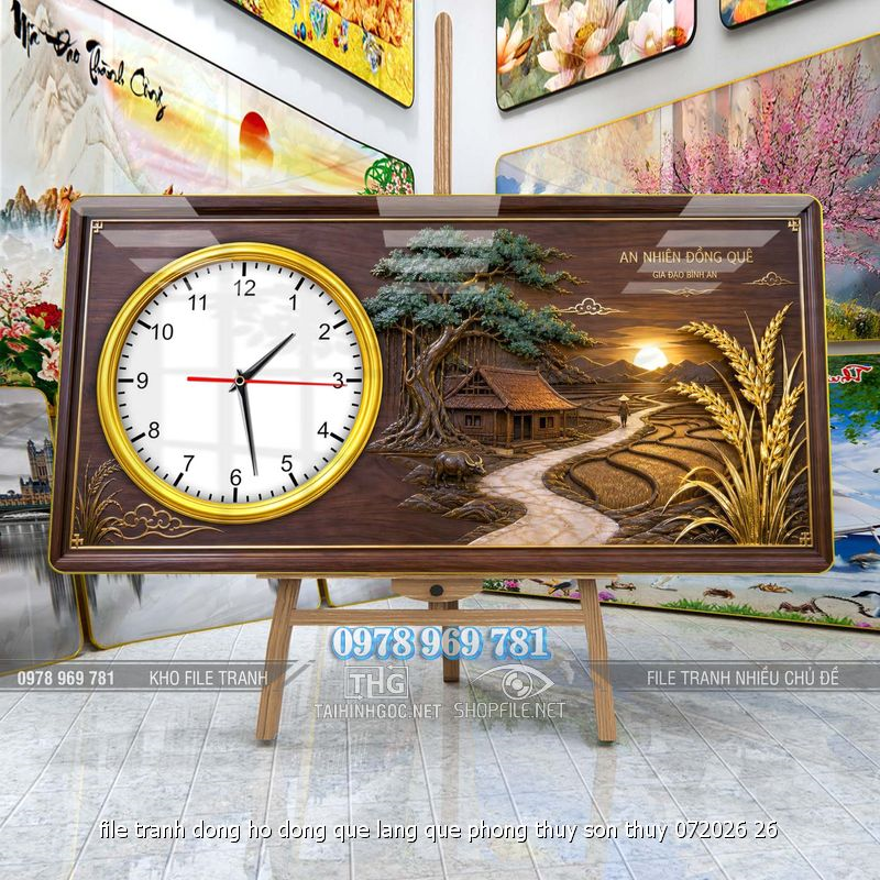 file tranh dong ho dong que lang que phong thuy son thuy 072026 26