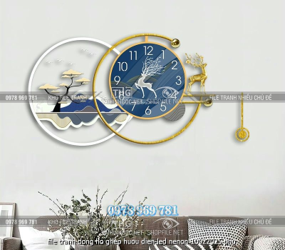 file tranh dong ho ghep huou dien led nenon 10022025 phu