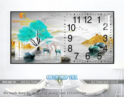file tranh dong ho ghep huou phong canh 11122024 ho