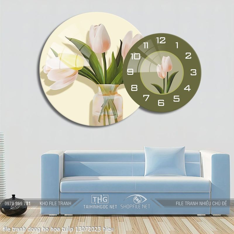file tranh dong ho hoa tulip 13072023 hieu