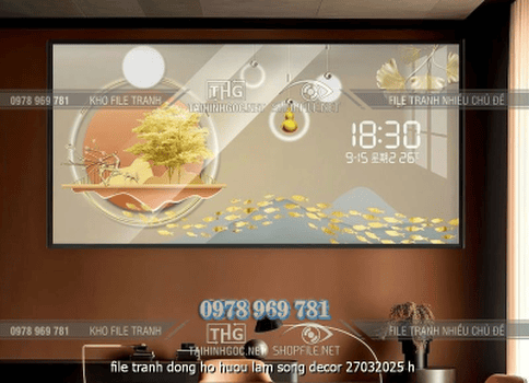 file tranh dong ho huou lam song decor 27032025 h