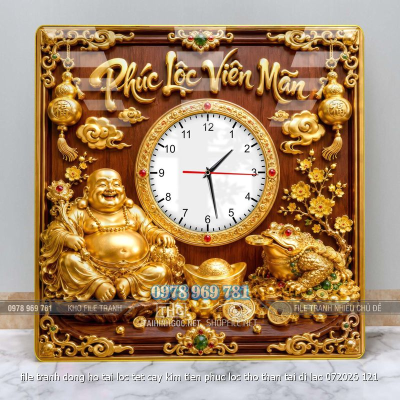 file tranh dong ho tai loc tet cay kim tien phuc loc tho than tai di lac 072026 121