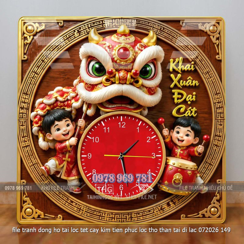 file tranh dong ho tai loc tet cay kim tien phuc loc tho than tai di lac 072026 149
