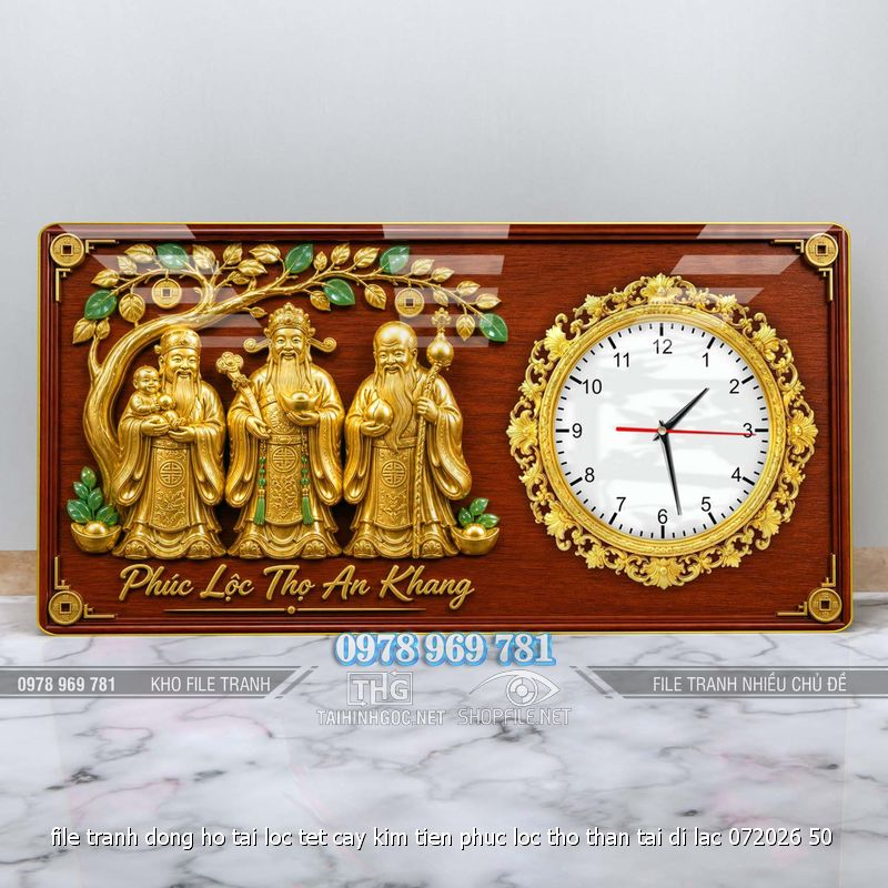 file tranh dong ho tai loc tet cay kim tien phuc loc tho than tai di lac 072026 50