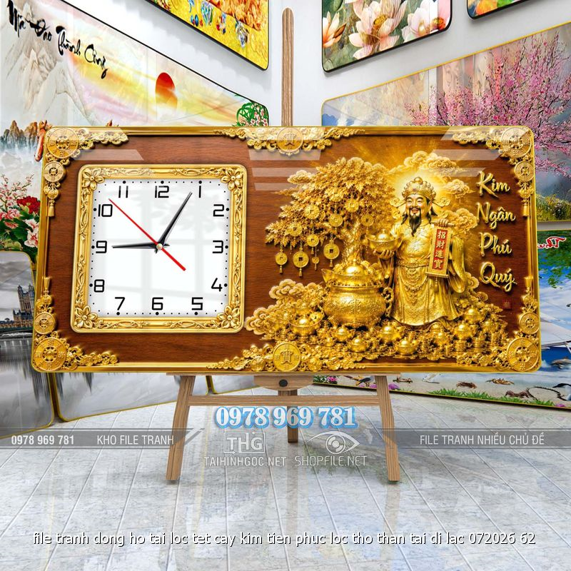 file tranh dong ho tai loc tet cay kim tien phuc loc tho than tai di lac 072026 62