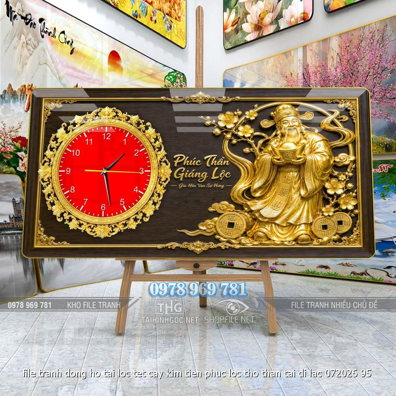 file tranh dong ho tai loc tet cay kim tien phuc loc tho than tai di lac 072026 95