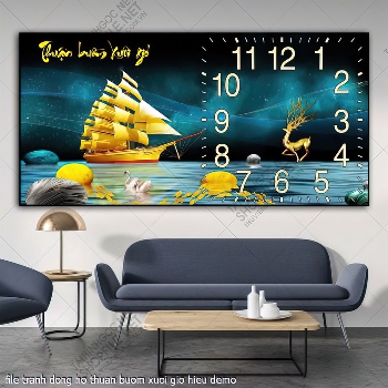 file tranh dong ho thuan buom xuoi gio hieu